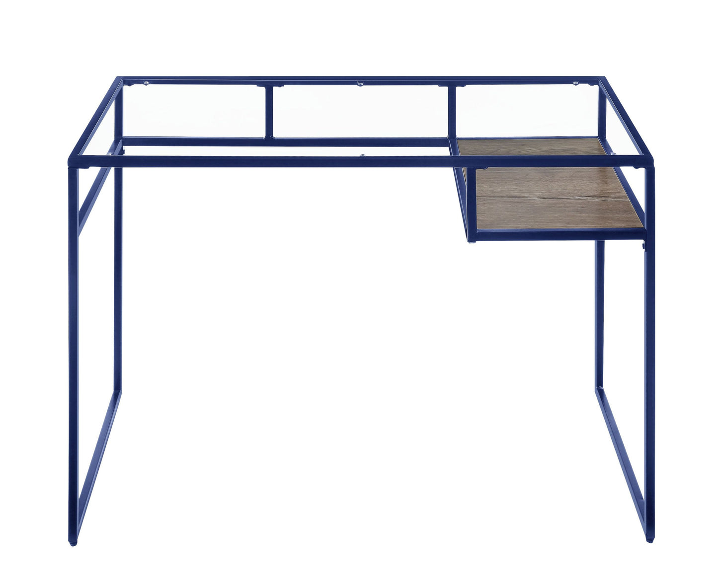 Stylish Blue & Glass Yasin Desk