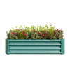 Veezyo Rectangular Metal Garden Bed - Perfect for Flowers & Veggies!