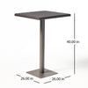 Chic Rattan Square Bar Table