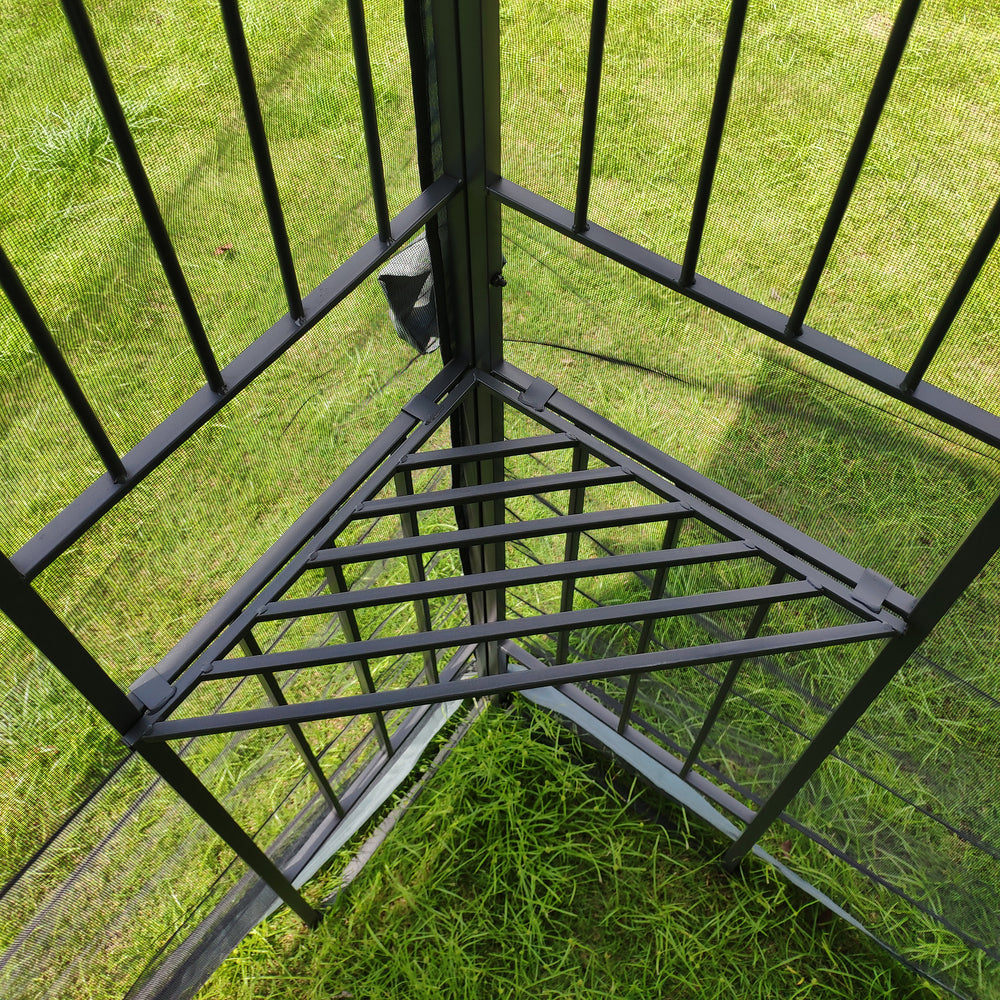 Cozy Outdoor Gazebo Canopy with Bug Screen