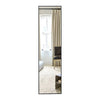 Elegant Full-Length Black Wood Mirror