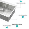 Stainless Steel Single Bowl Drop-In Kitchen Sink