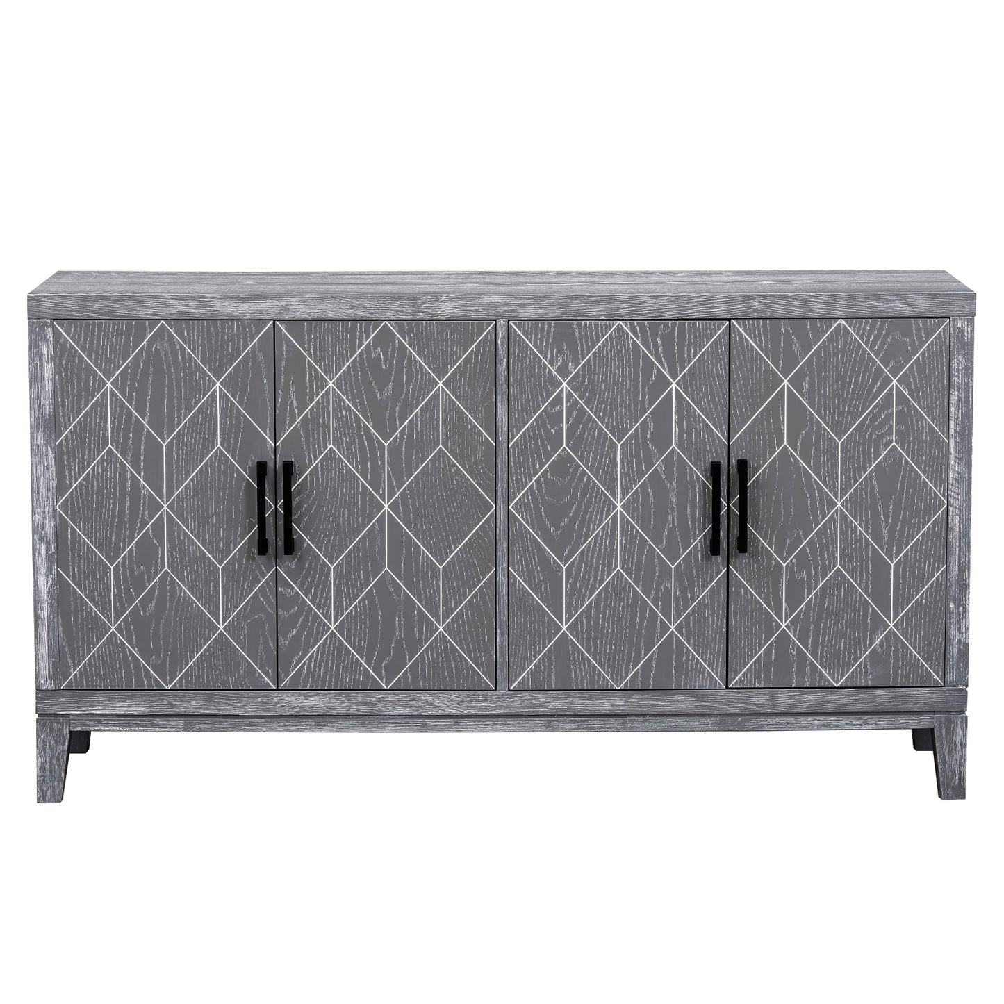 Chic Retro Sideboard with Adjustable Shelves