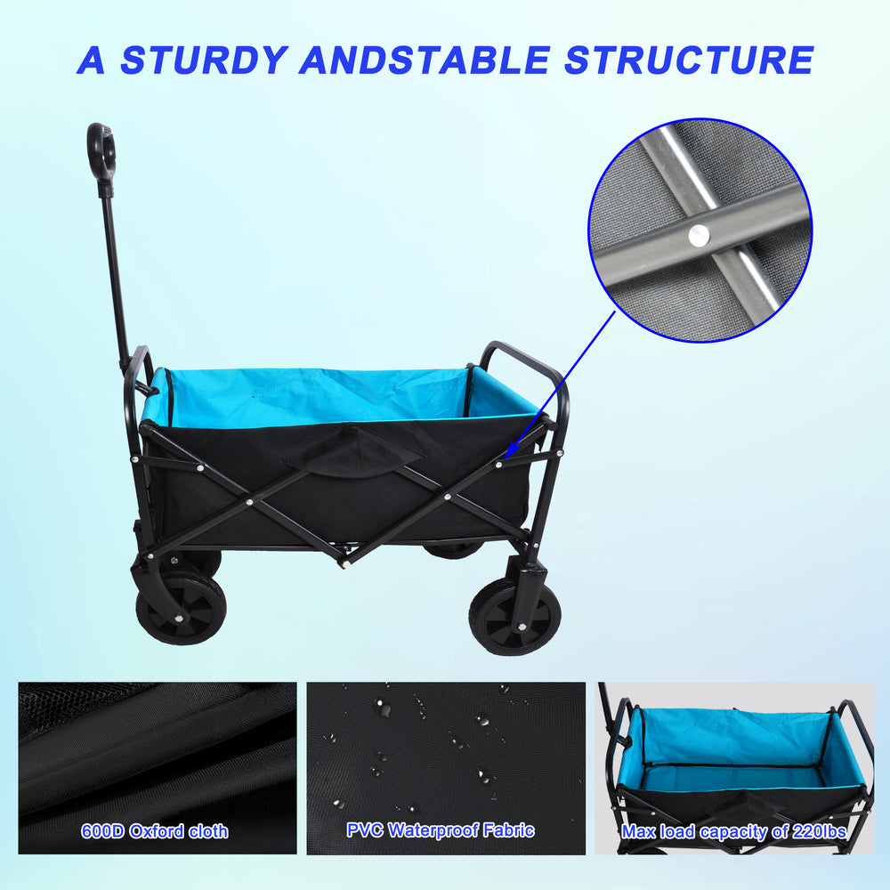 Handy Mini Folding Wagon for All Your Adventures