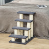 PawHut Cozy Cat Climber with Fun Steps and Scratching Post