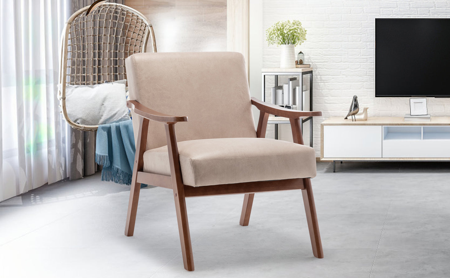 Cozy Wingback Accent Chair