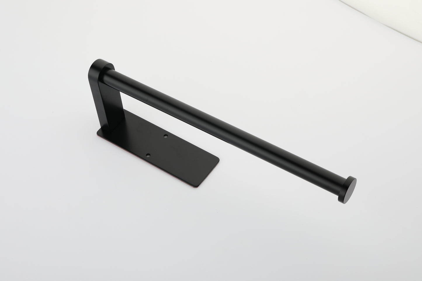 Stick & Store Paper Towel Holders - Sleek Black Duo