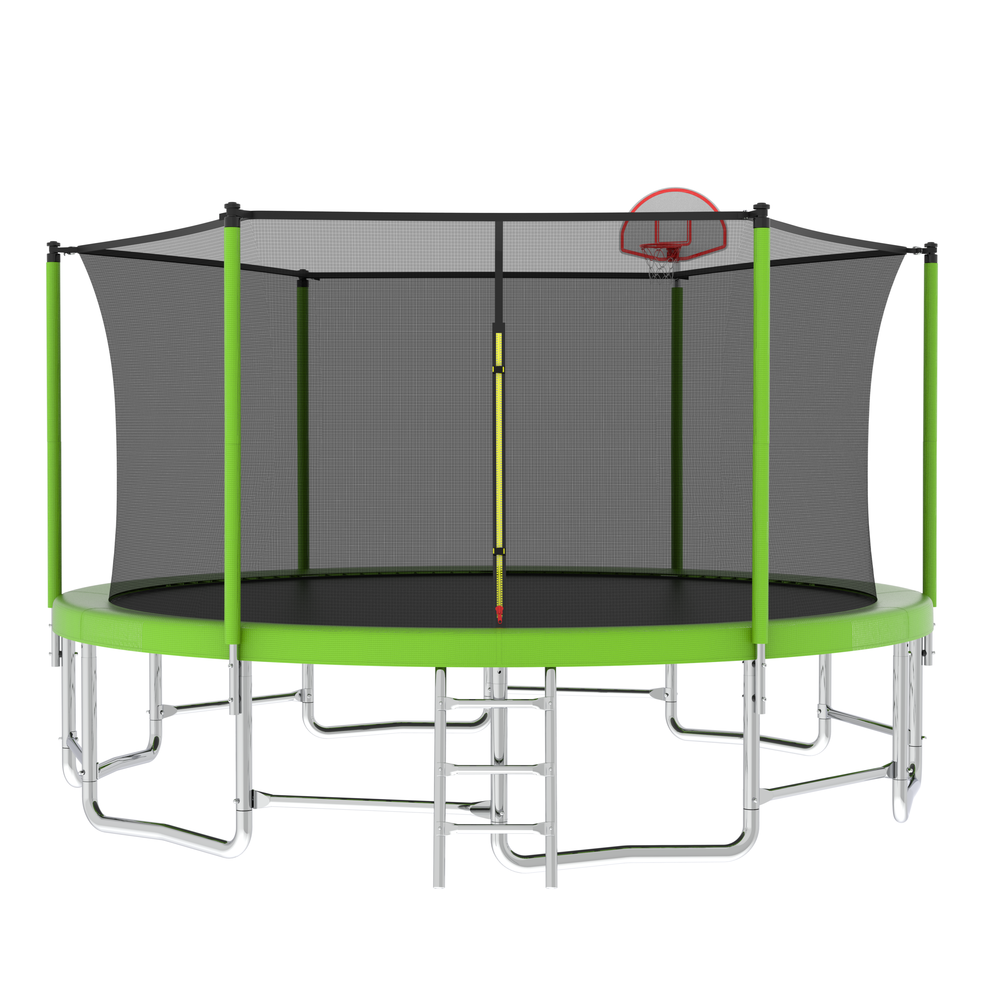 JoyJump Trampoline with Safety Net for Kids