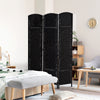 Stylish Black Wicker Room Divider