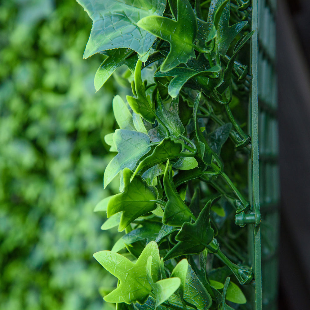 Lush Green Boxwood Wall Panel - UV-Protected Privacy for Any Space