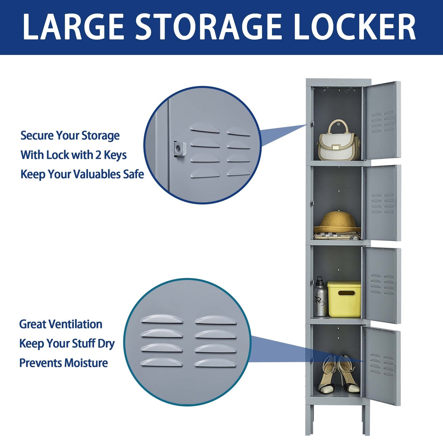 Secure Storage Lockers for Home and Office