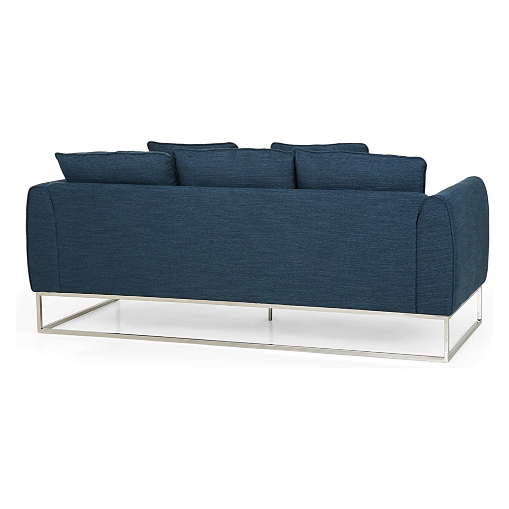 Navy Bliss Small Space Sofa