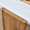 Chic White Top Coffee Table