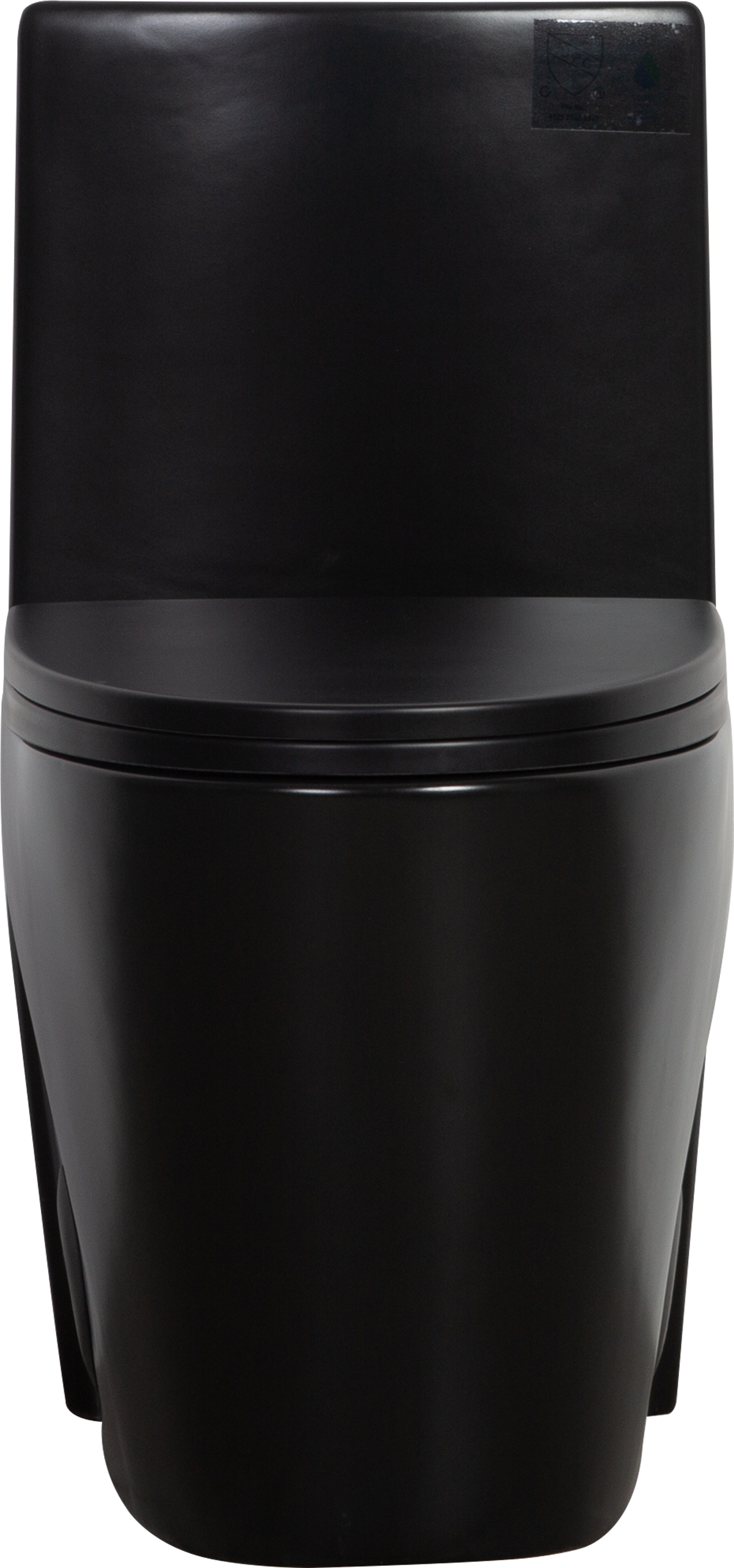 Matte Black Dual-Flush Comfort Toilet