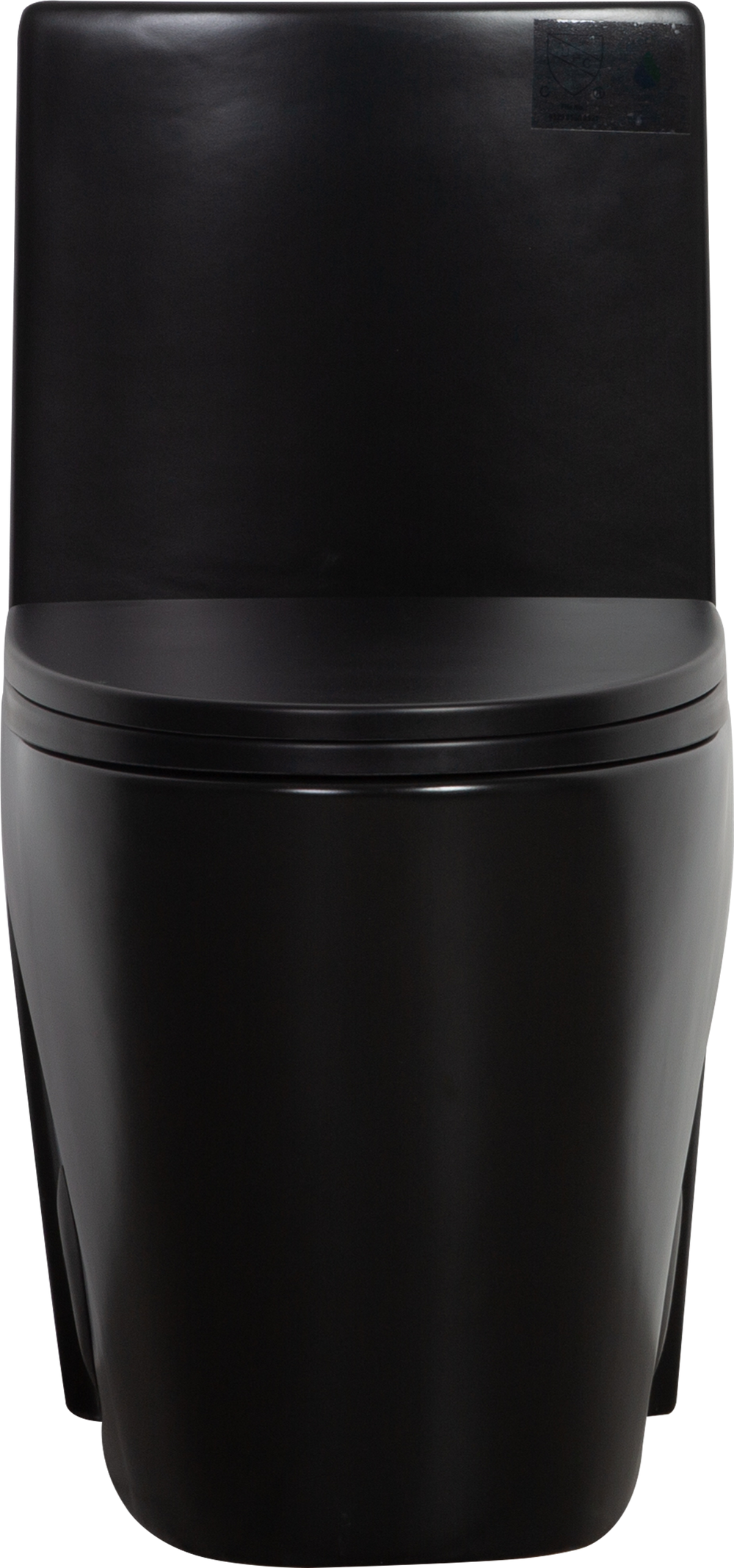 Matte Black Dual-Flush Comfort Toilet