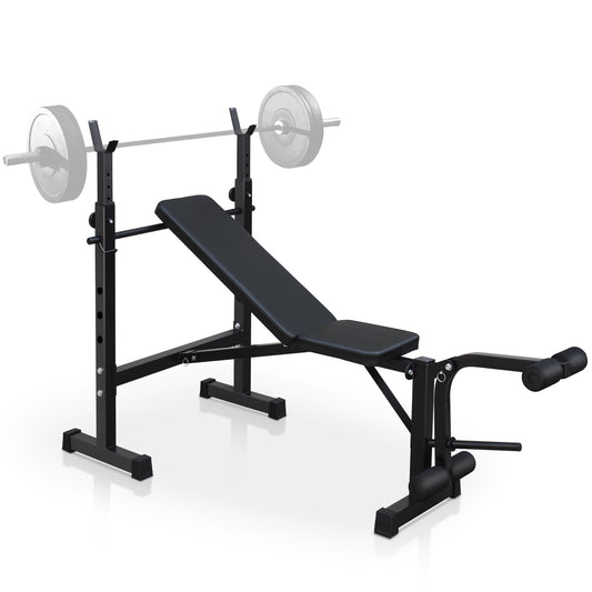 Ultimate Home Gym Weight Bench & Squat Rack Set