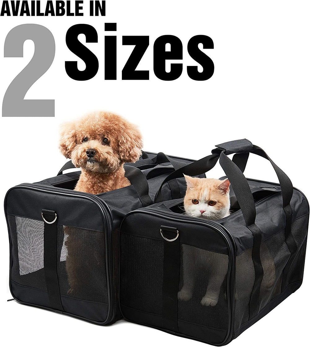 SnugglePup Travel Carrier - Cozy & Collapsible Pet Bag for Cats & Small Dogs!