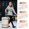 Traveler's Delight: Ultimate 3-Piece Spinner Luggage Set with TSA Lock