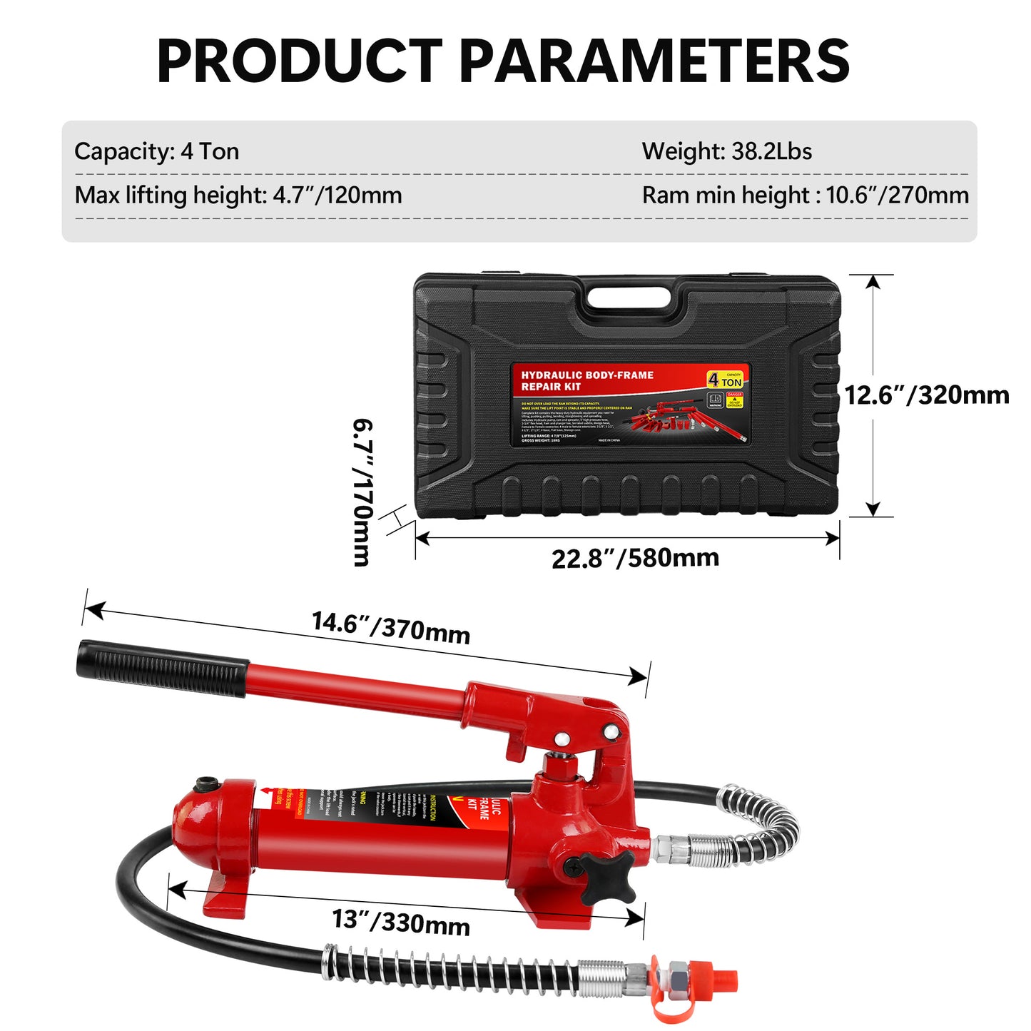 PowerLift Portable Hydraulic Repair Kit