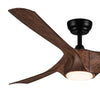 Chic Wood Grain LED Ceiling Fan