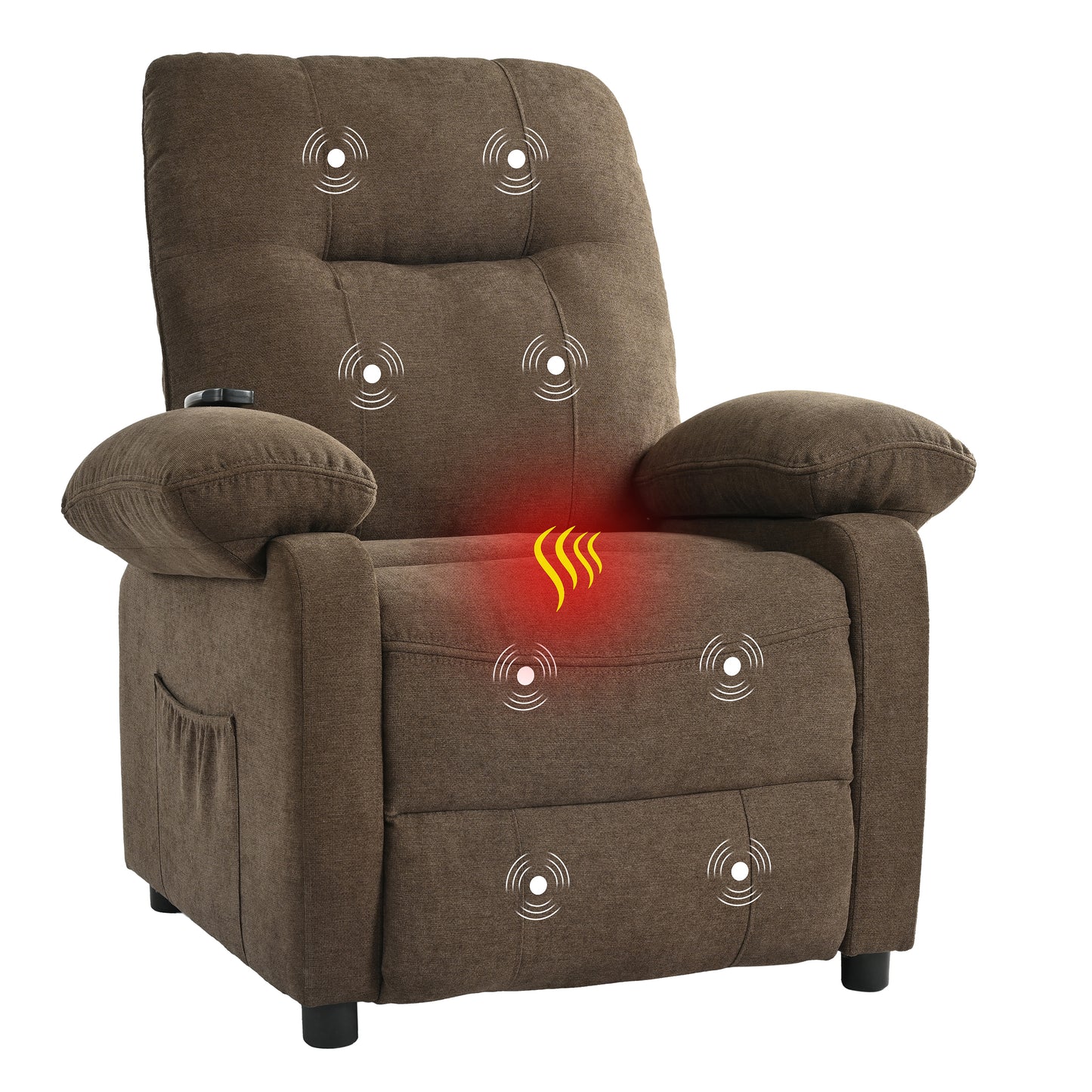 Cozy Comfort Recliner with Massage & Heat