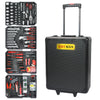 Rolling Black Tool Box with Multi-Layer Storage