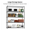 Sturdy Rolling Shelves - Heavy-Duty 5-Layer Organizer with Adjustable Feet