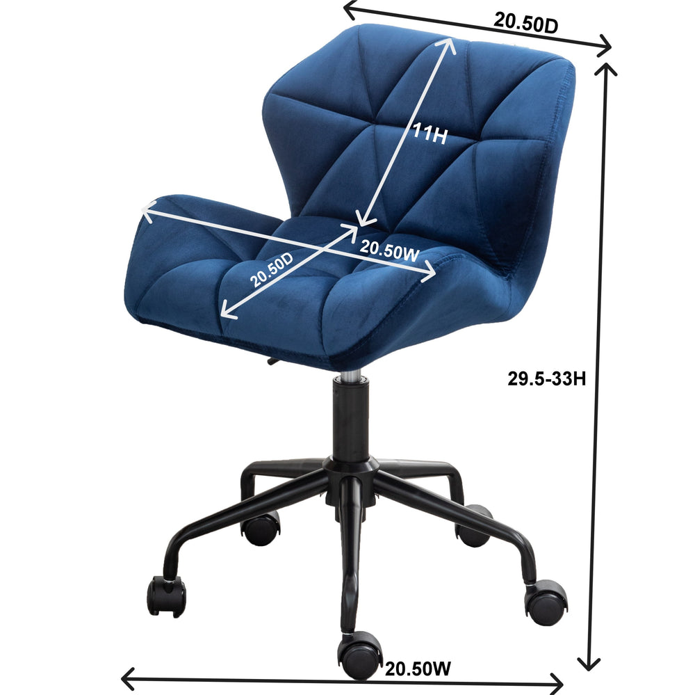 Blue Diamond Swivel Office Chair