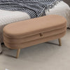 Velvet Cozy Storage Bench
