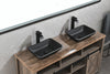 Sleek Black Matte Bathroom Sink Set