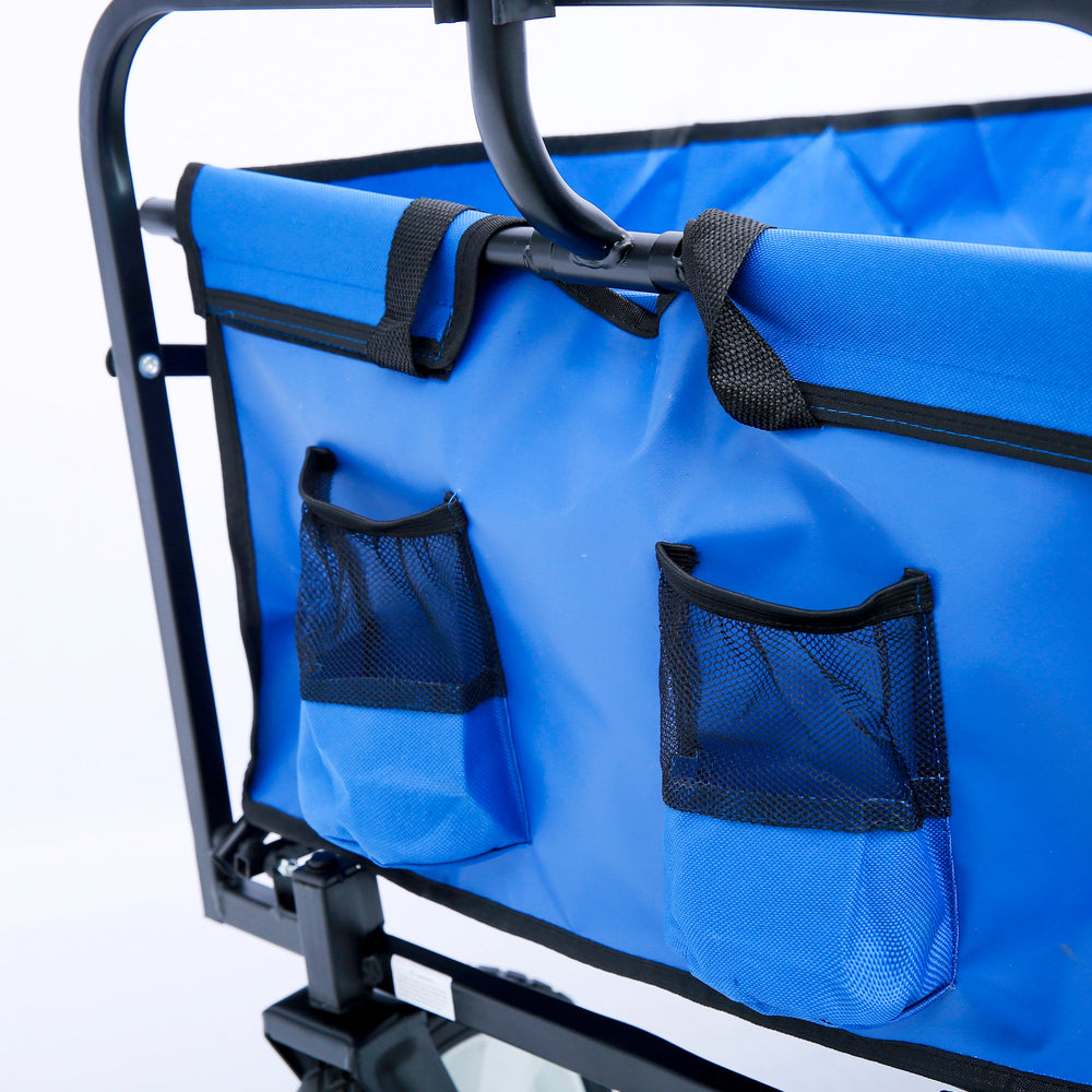 Blue Folding Garden & Beach Wagon