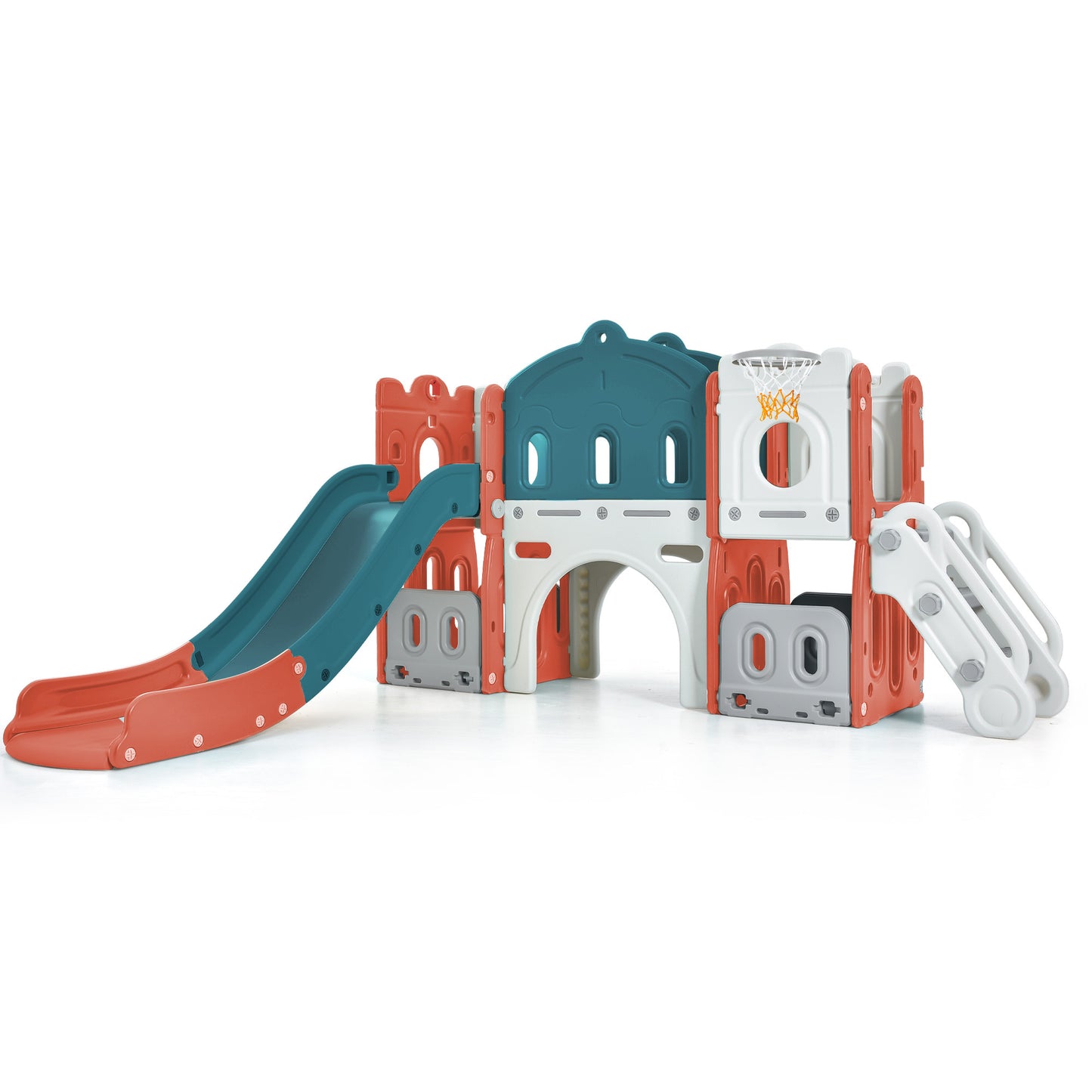 Adventure Castle Playset with Slide & Hoop