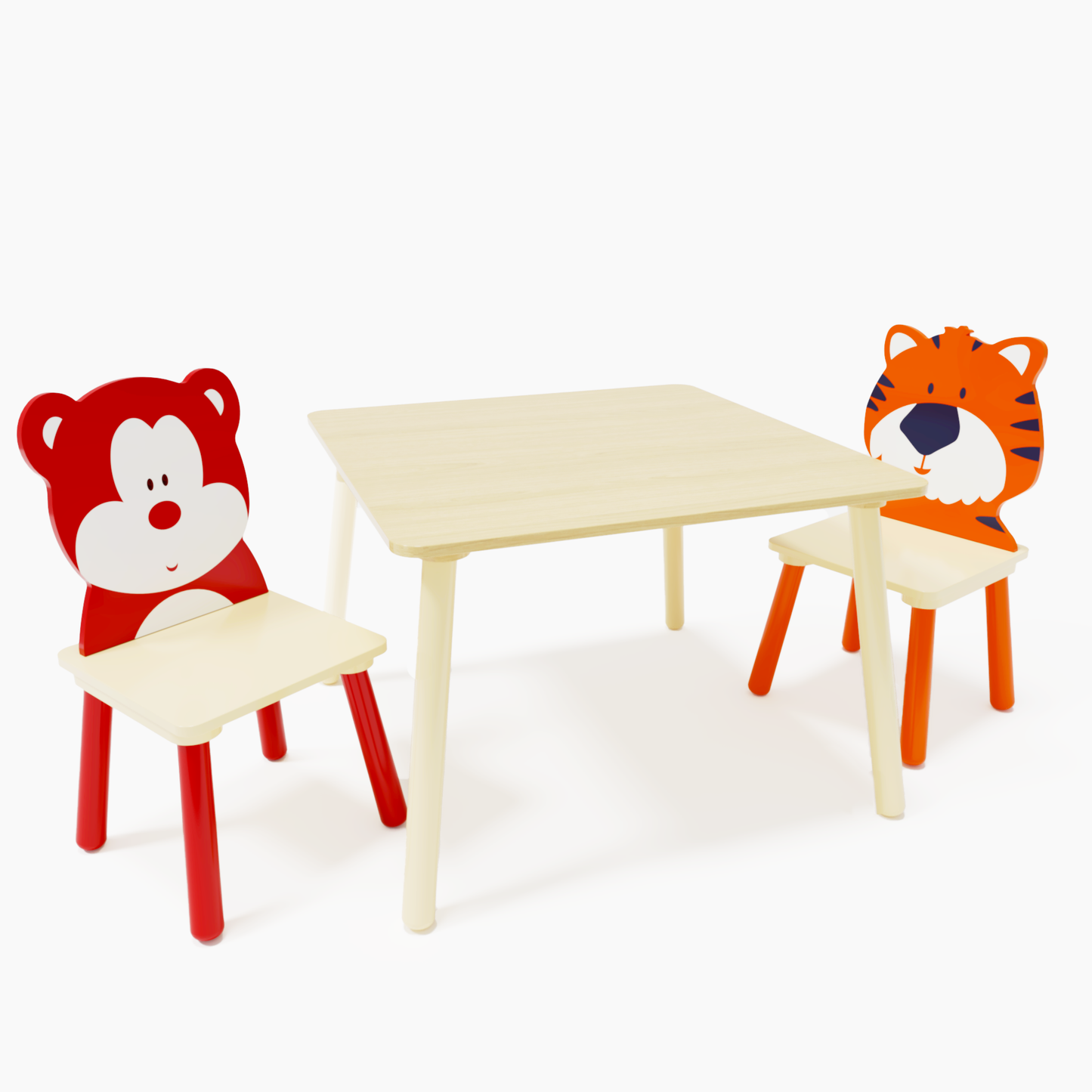 Bear & Tiger Playtime Table Set