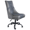 Sleek Swivel Gaming Chair in Gray & Black