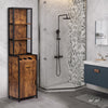 Vintage Salon Station with Stylish Storage