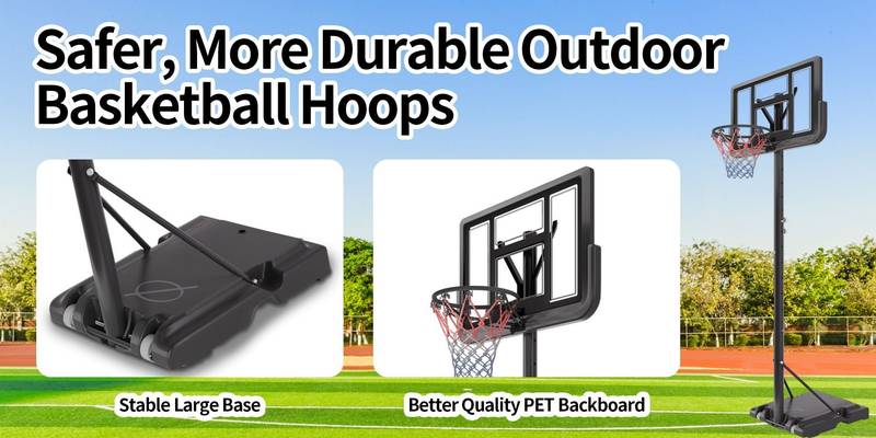 Adjustable Basketball Hoop Set with Balls and Accessories