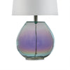 Luminous Iridescent Glass Lamp