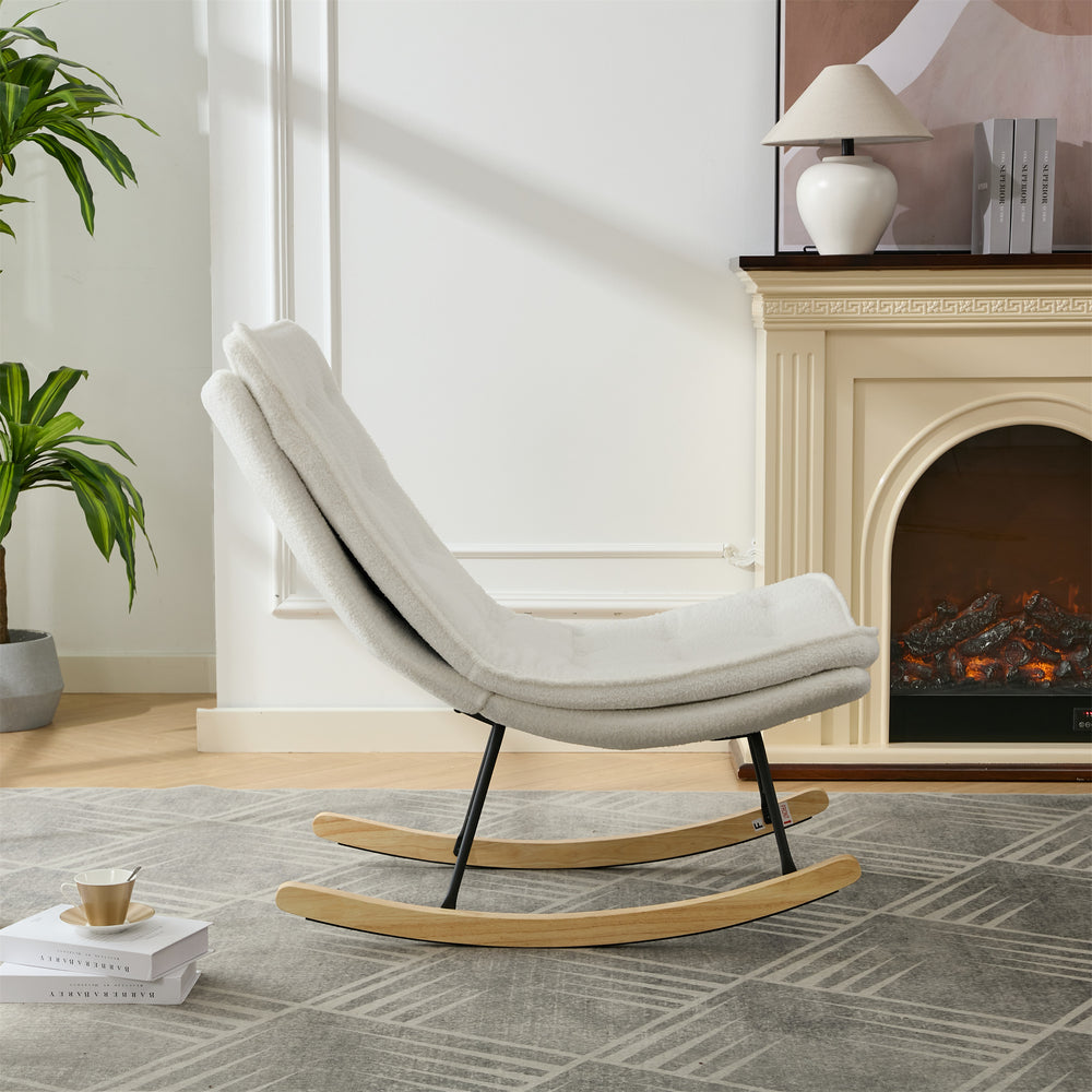 Cozy Rocker Lounge Chair - Stylish & Relaxing for Any Space