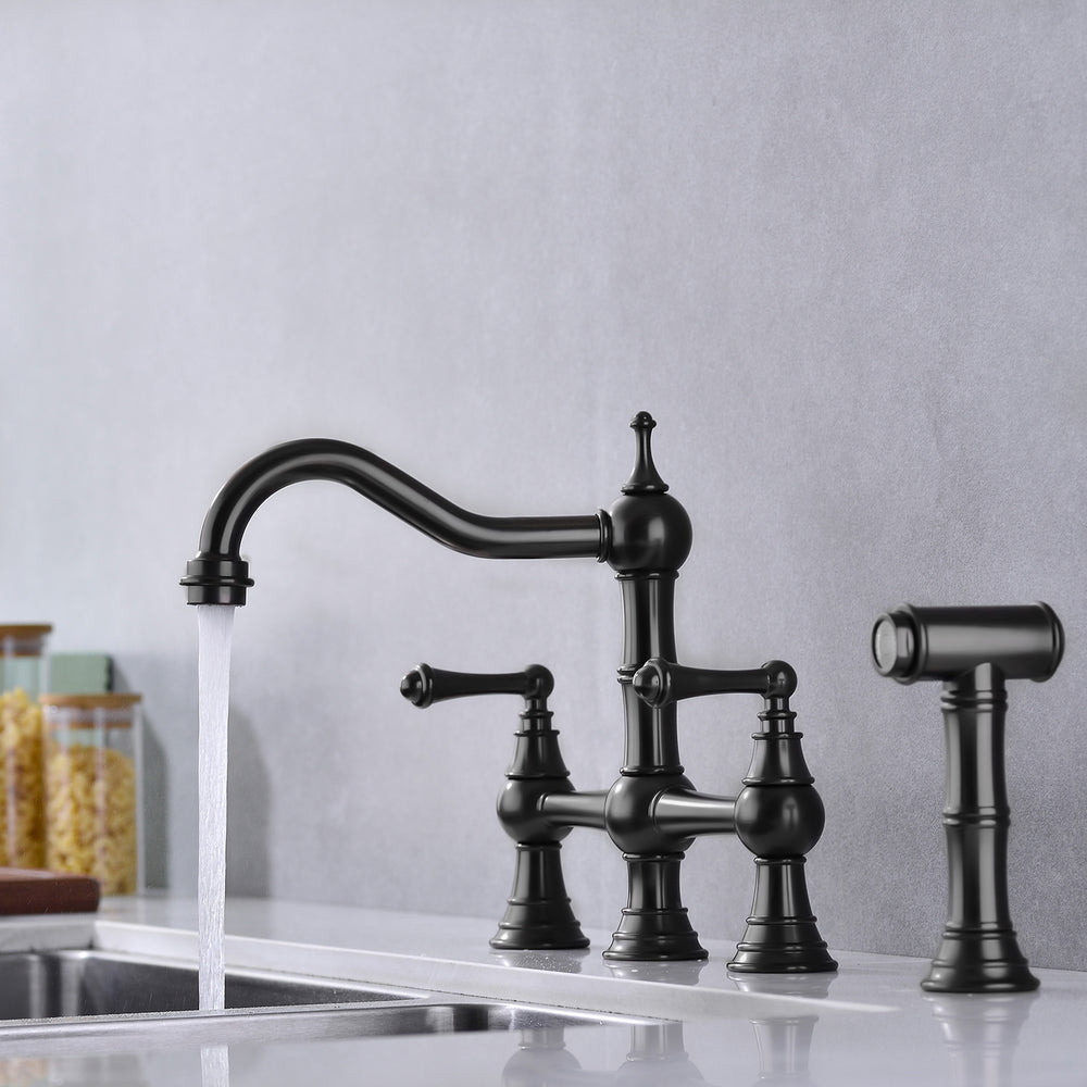 Versatile Kitchen Faucet with Pull-Out Spray