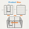 Paw Paradise Playpen with Gate: Indoor & Outdoor Fun for Your Small Pets!