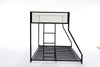 Cozy Twin Bunk Bed with Mesh Guard and Easy Climb