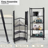 SmartFold Heavy-Duty Rolling Shelves