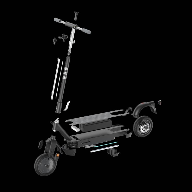 Black Foldable Electric Scooter - Ride Fast, Go Far!