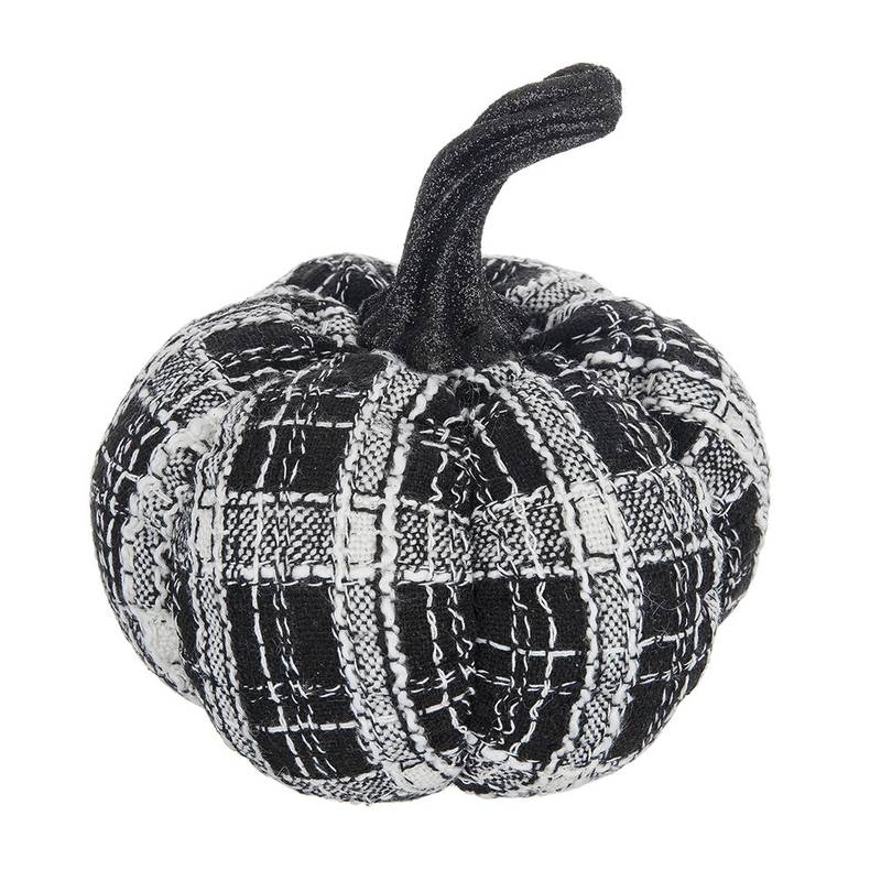 Plaid Pumpkin Décor for Halloween