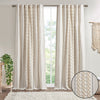 Chic Chenille Stripe Curtain Panel