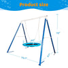 Kids' Metal Saucer Swing Set for Outdoor Fun