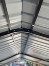 Heavy-Duty Galvanized Metal Carport - Outdoor Storage Canopy for Cars, Boats, and Trucks