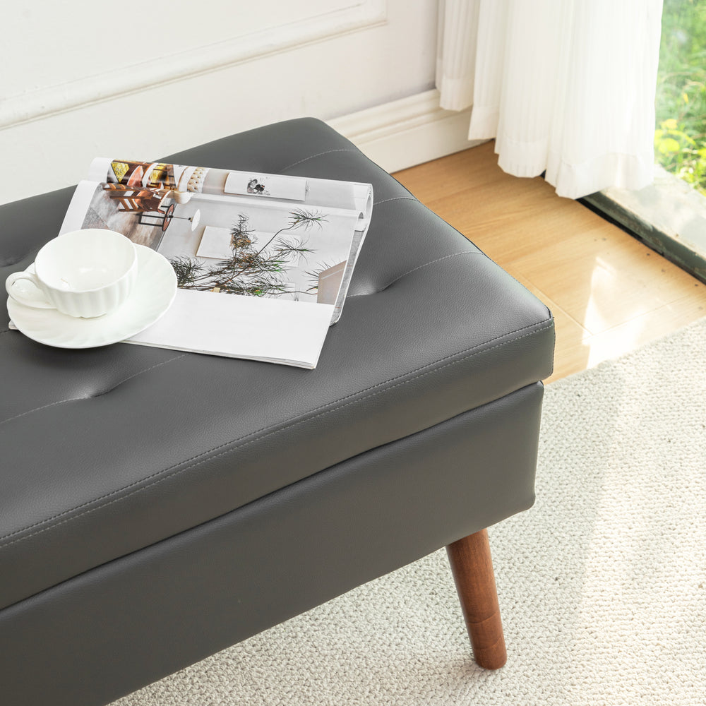 Cozy Storage Ottoman Bench