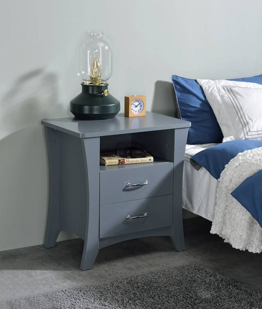 Stylish Gray Colt Nightstand