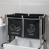 Easy Move Laundry Sorter with Removable Bags